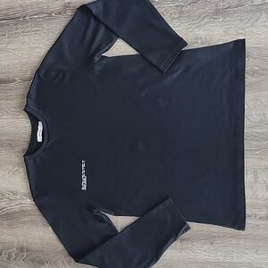 PANGAIA Unisex DNA Long Sleeve T-Shirt Black XXS Organic Cotton